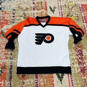 Vintage 90s Philadelphia Flyers NHL Hockey CCM Sports Hockey Jersey Shirt